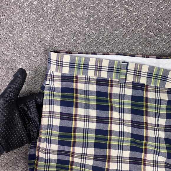 Brooks Brothers 346 Shorts Men's 42 Plaid Check Madras Cotton India - Picture 2 of 11